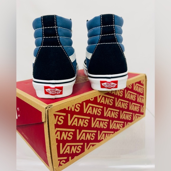 VANS Sk8-Hi Unisex Navy Canvas Skater Shoes Men’s 5/Women’s 6.5  New in … - Picture 10 of 12